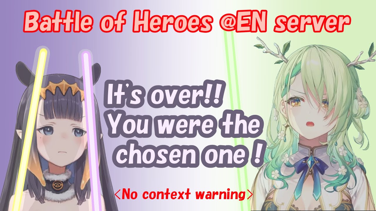 Battle of Heroes Ina vs Fauna (no context warning)