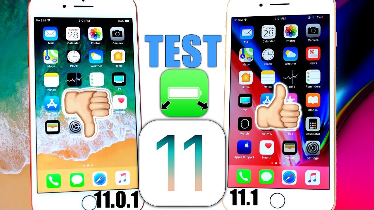 iOS 11.1 vs iOS 11.0.1 Battery Test | THIS IS CRAZY
