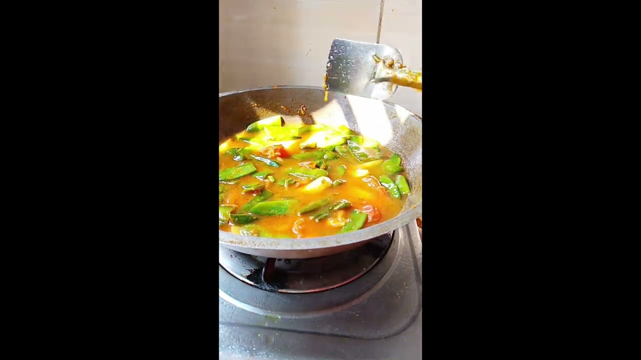 শিম আলু দিয়ে বাইলা মাছের তরকারি ❤️
