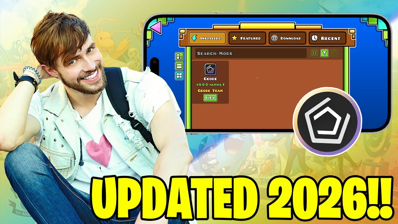 Geode GD Mobile iOS & Android - How to Get Geode Mobile in Geometry Dash 2.208