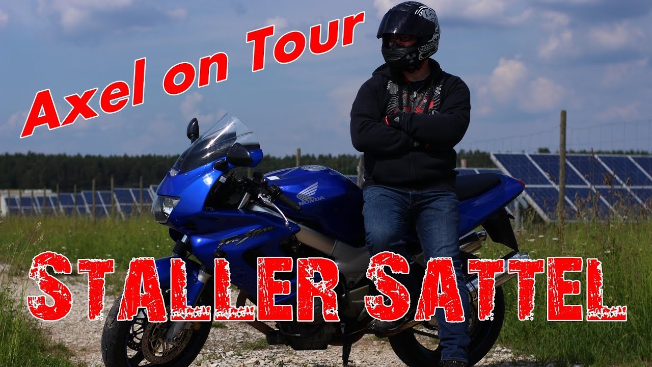 Mit der Honda VTR auf dem Staller Sattel - Italy - Austria