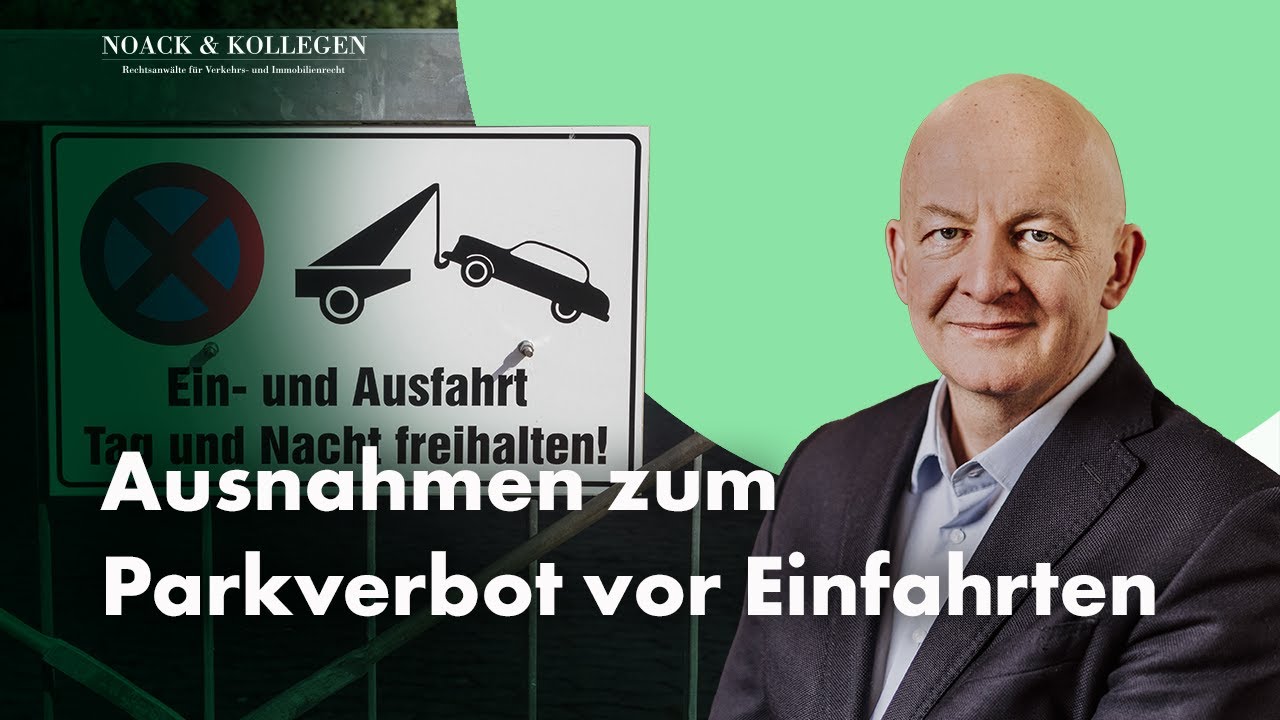 Ausnahmen zum Parkverbot vor Einfahrten
