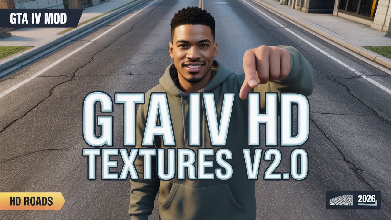 Текстуры для GTA IV Ultimate v2.0 | HD-текстуры дорог и земли (2026)
