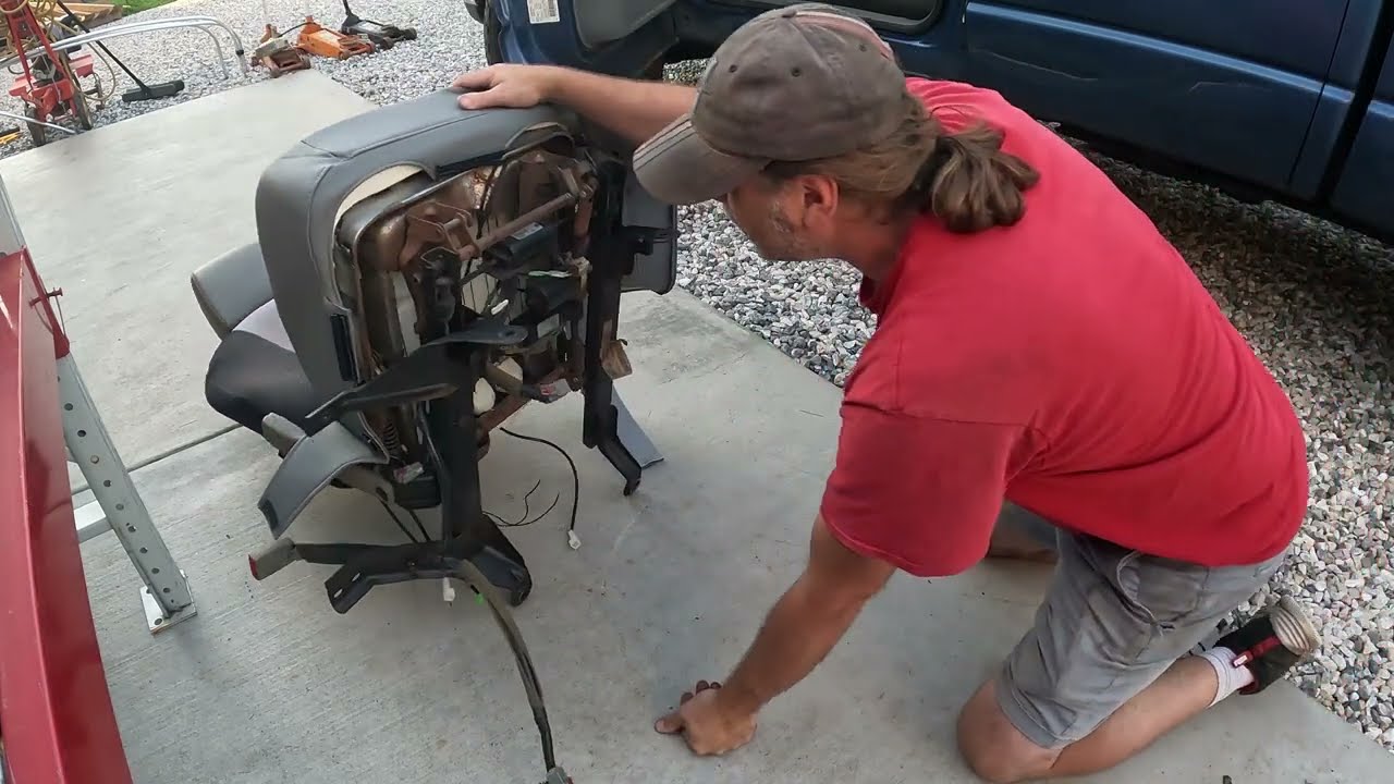 02-06 Dodge ram lower seat cover and Foam replacement