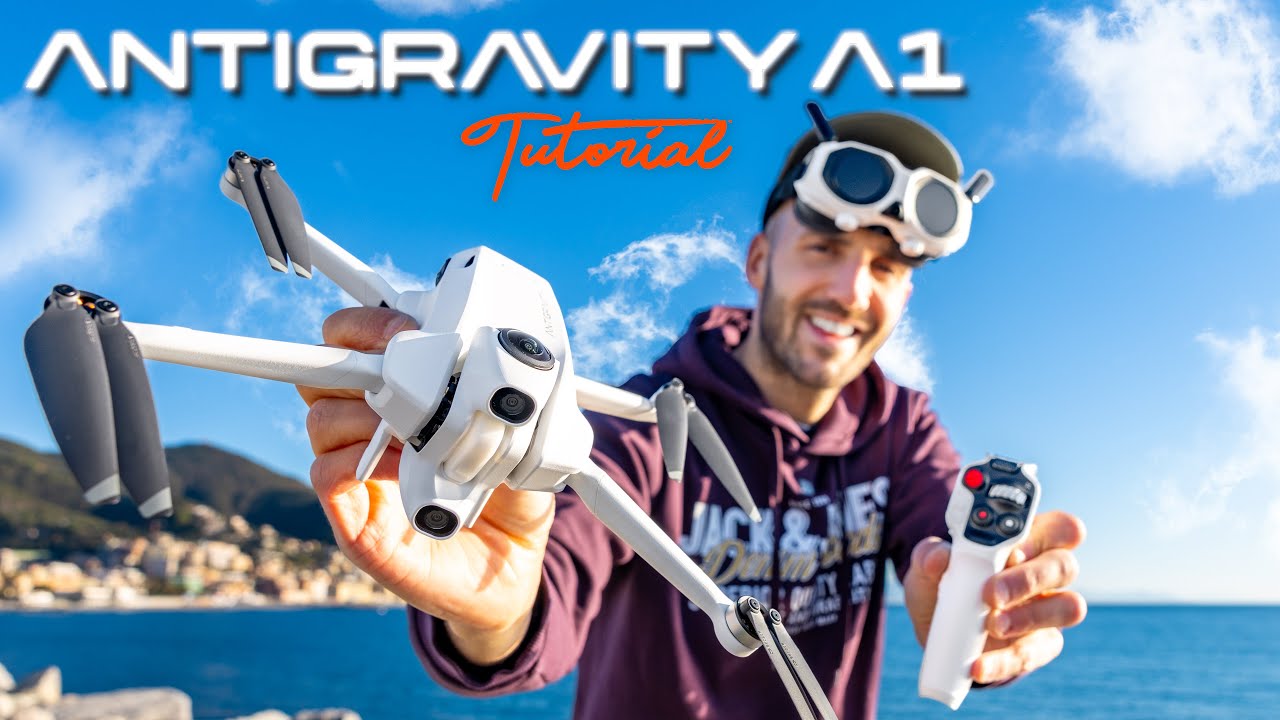 ANTIGRAVITY A1, il Drone 8K 360 - TUTORIAL COMPLETO (anche delle funzioni nascoste)