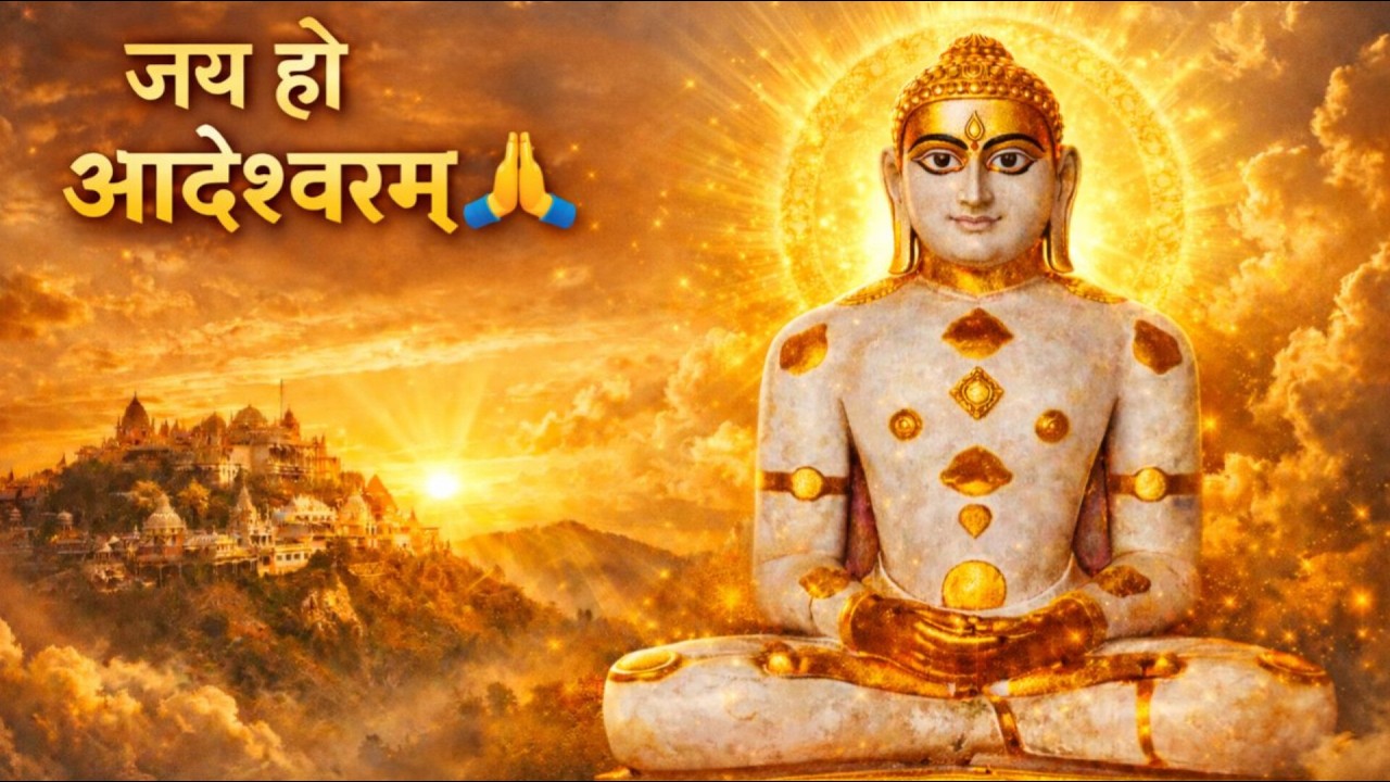 सिद्धाचल मंडनम् 🙏 जय हो आदेश्वरम् | परम पूज्य चन्द्र प्रभु मारासा रचित दिव्य भजन | #adinathbhagwan