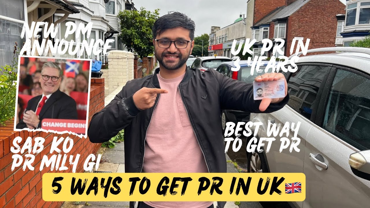 Get UK 🇬🇧 PR in 3 years ✅ | 5 ways to get UK citizenship 2024 | New PM huge announcement for ILR UK