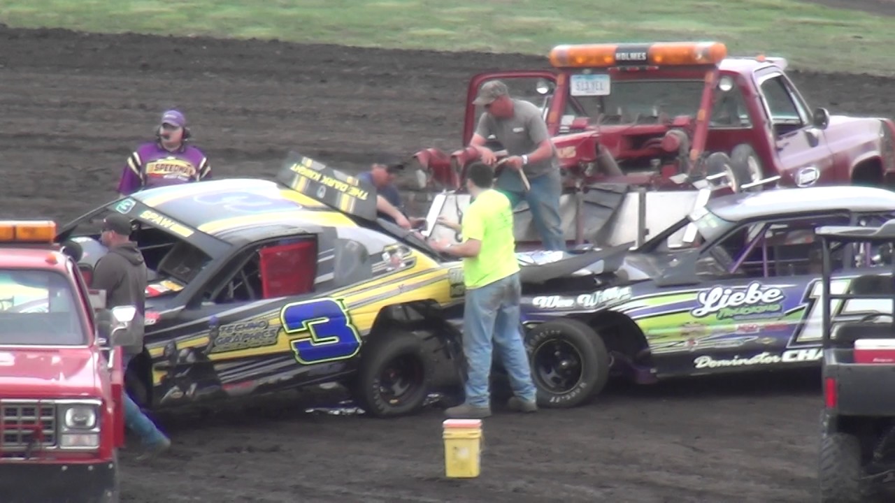 Stock Car Frostbuster feature Benton County Speedway 4/9/17