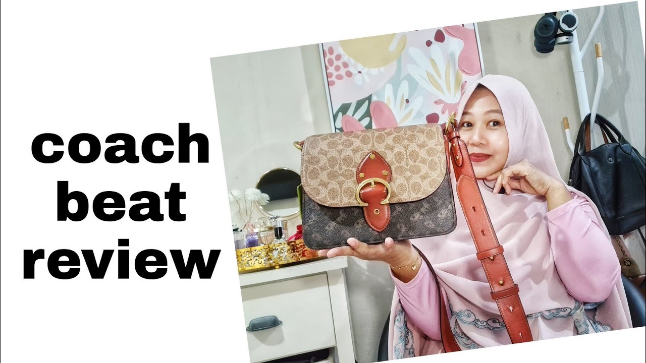 COACH BEAT SHOULDER BAG 24CM/ REVIEW COACH BEAT
