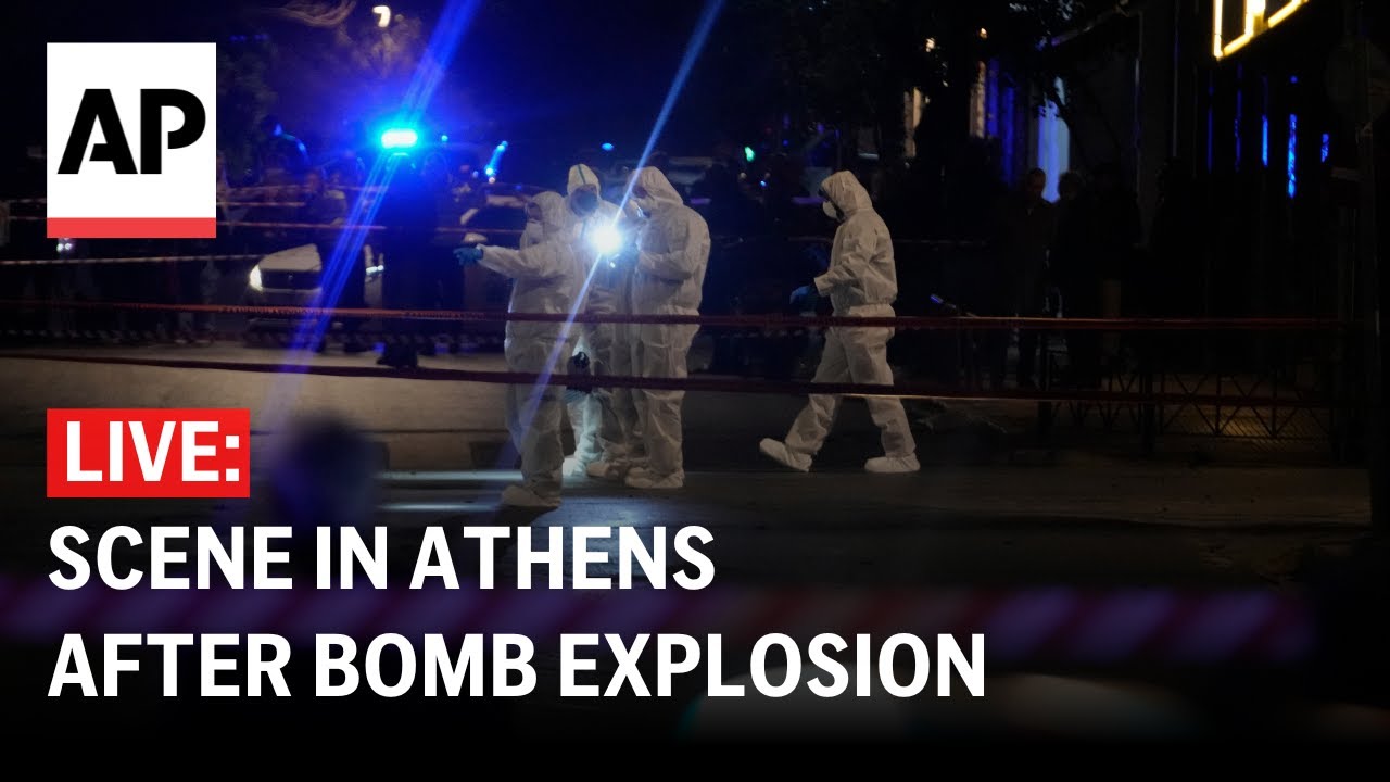 LIVE: Scene in Athens after bomb explosion in Greece