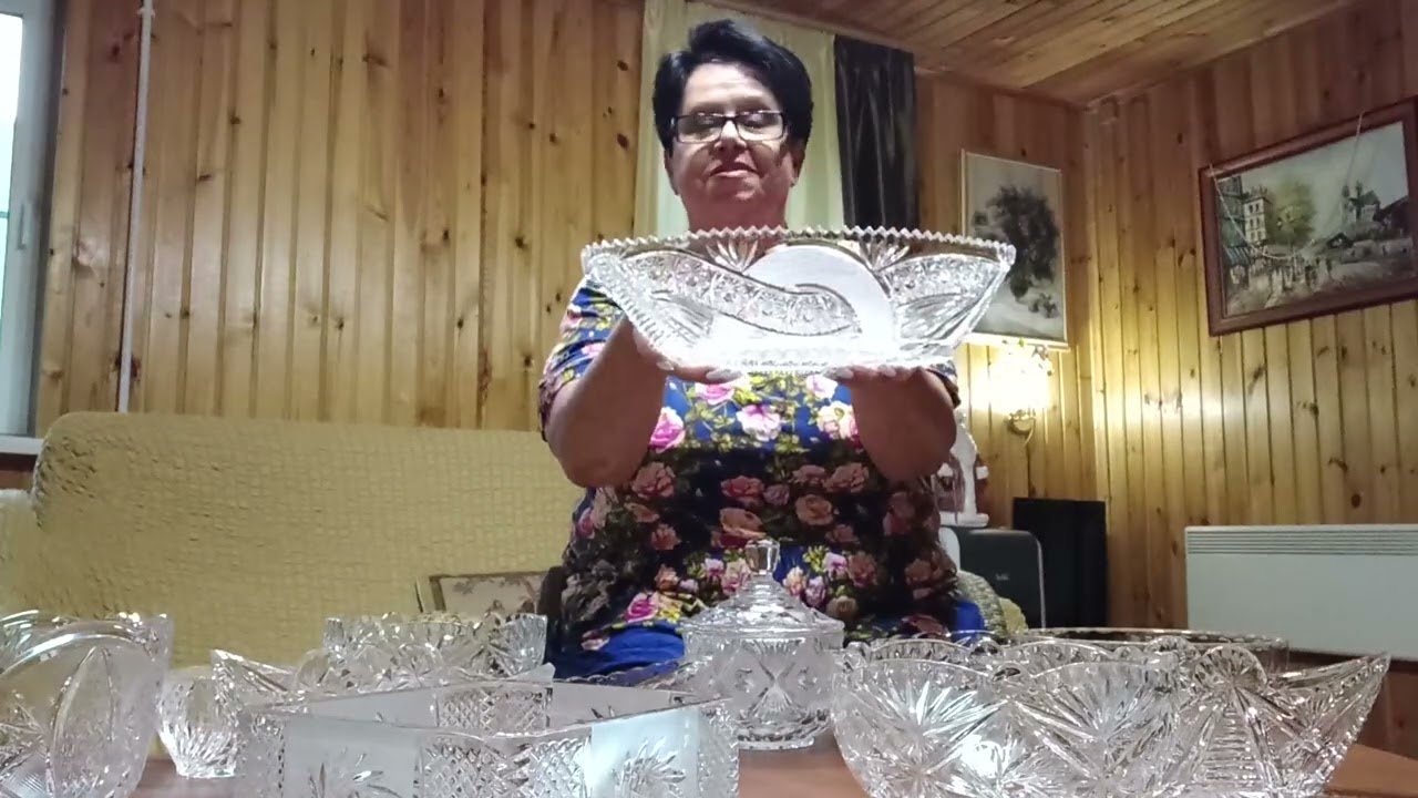 ХРУСТАЛЬ СОВЕТСКОГО ПЕРИОДА НА ДАЧЕ (часть 1)