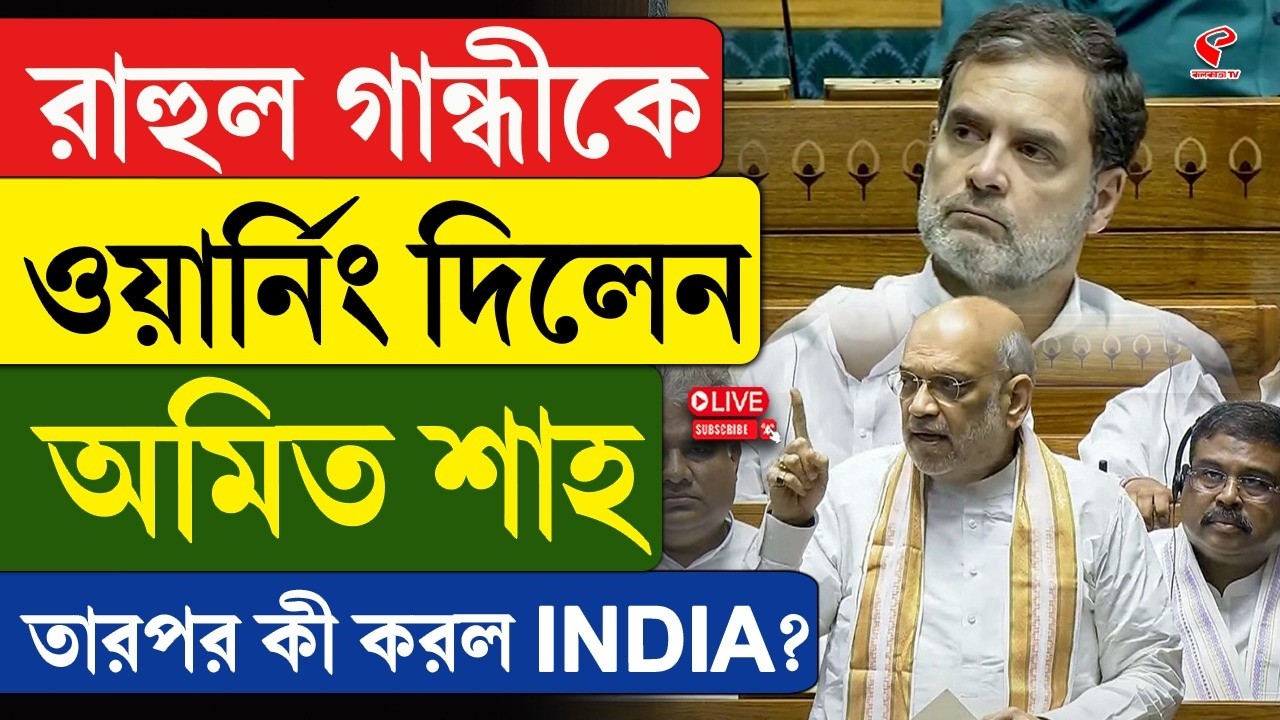 Parliament | Rahul Gandhi | Amit Shah | রাহুল গান্ধীকে ওয়ার্নিং দিলেন অমিত শাহ, তারপর কী করল INDIA?
