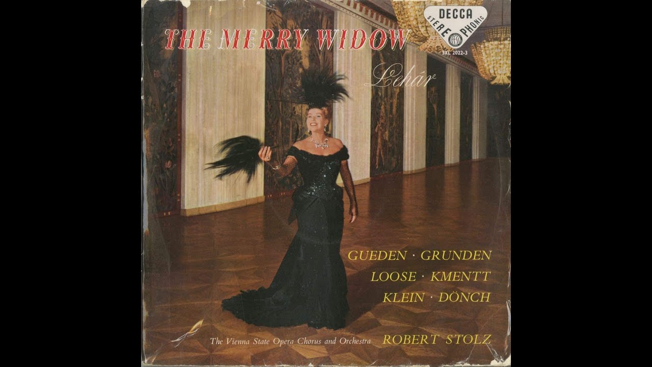 Franz Lehár: Die lustige Witwe ( the Merry Widow ) Complete - Stolz, 1958.