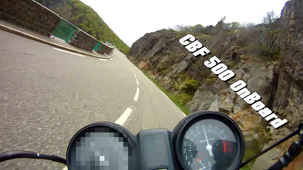 Honda CBF 500 OnBoard l Col de la Schlucht