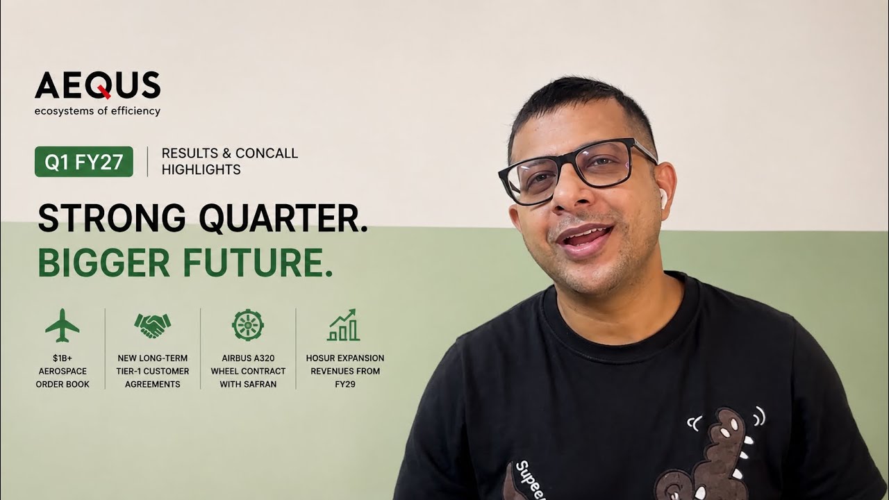 Aequs Q1 FY27 Results | $1 Billion Aerospace Order Book! 🚀 (TRAP or OPPORTUNITY)