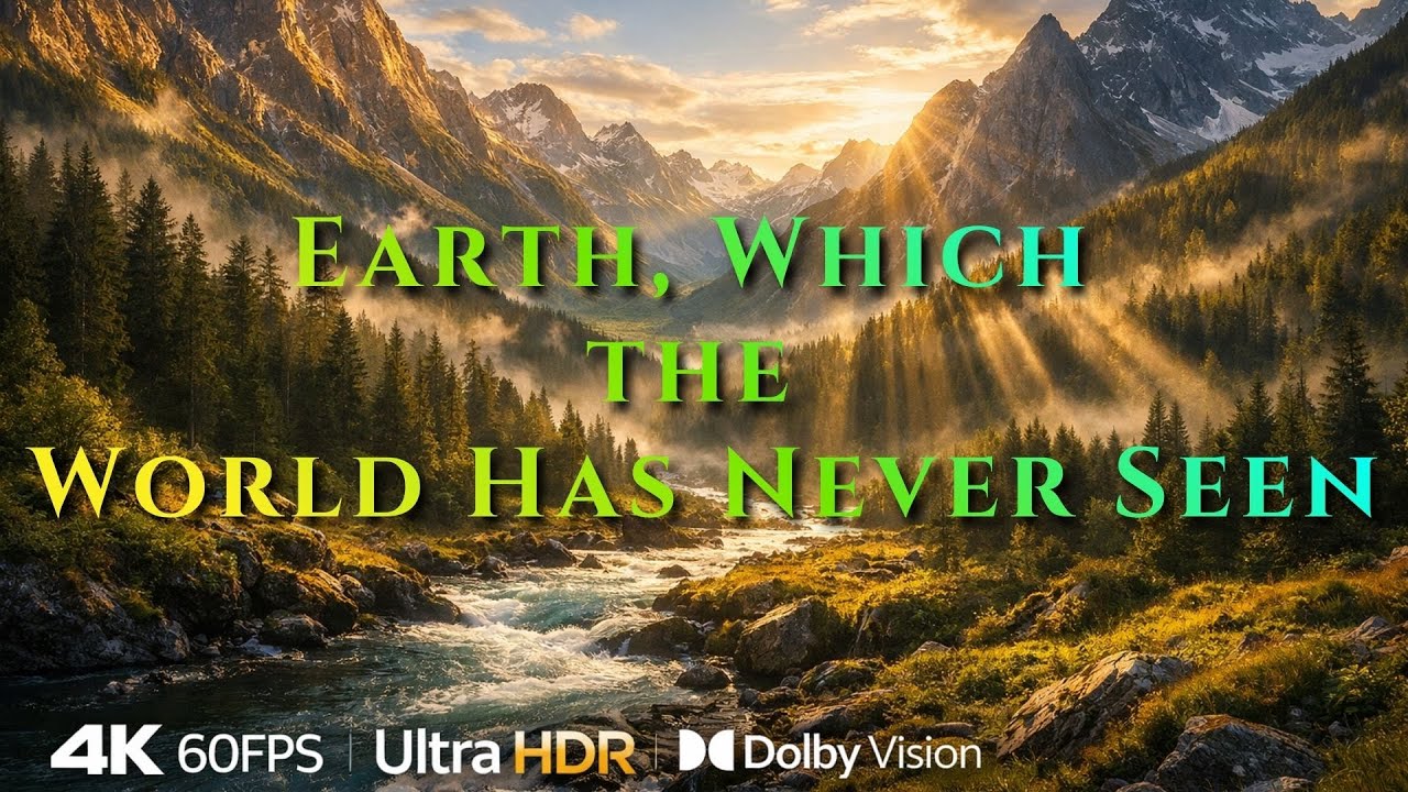 A Journey to Serenity: 4K 60FPS Ultra HDR Cinematic Nature & Relaxing Music | Feel the Silence