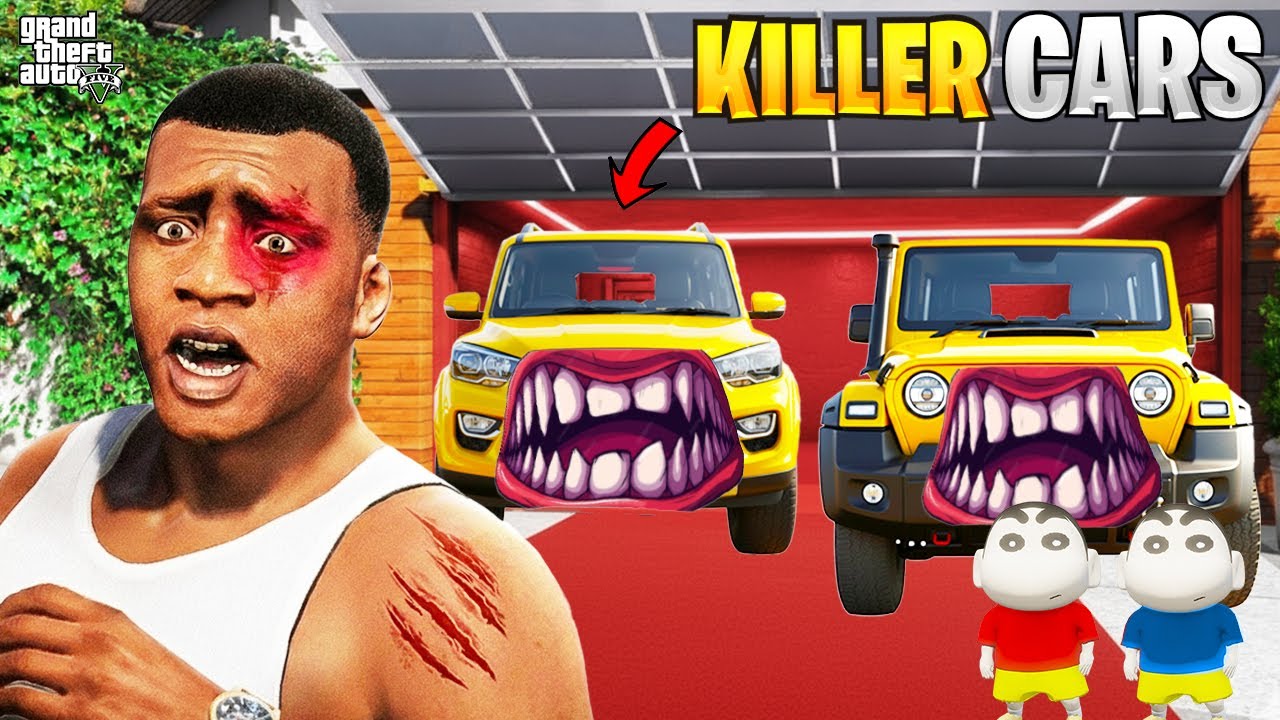 GTA 5: Franklin & Shinchan’s New Car is a CURSED KILLER CAR in GTA V