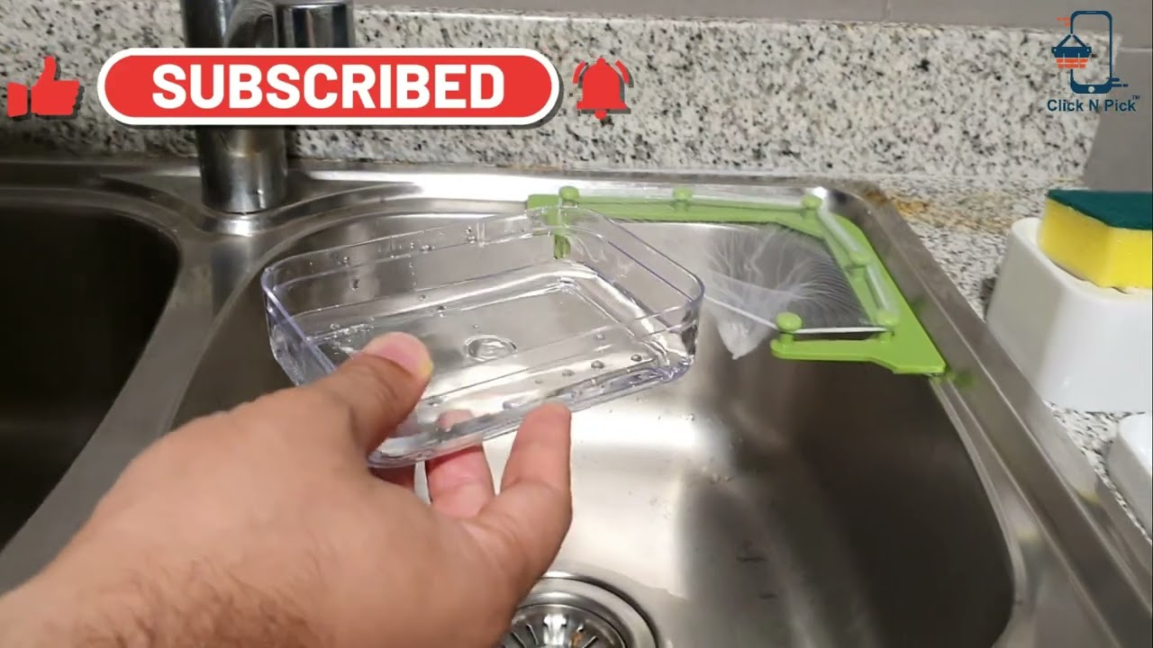 COOK IT WELL&reg; Soap Dispenser, 2 in 1 Dish Wash Soap Dispenser with Sponge Holder