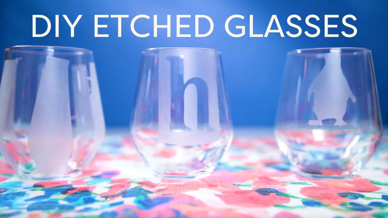 Glass Etching Tutorial (for Beginners)