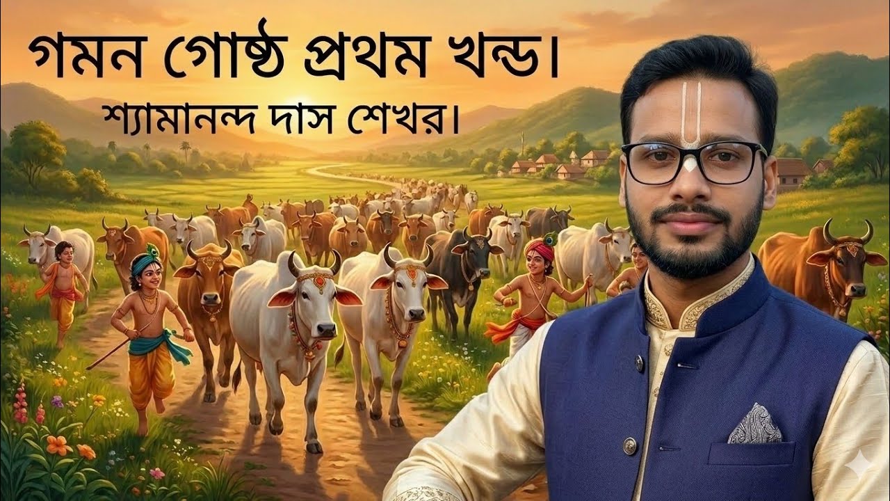 গমন গোষ্ঠ (প্রথম খন্ড)।। শ্যামানন্দ  দাস শেখর  ০১৭৩৩-২৬১৮৪১