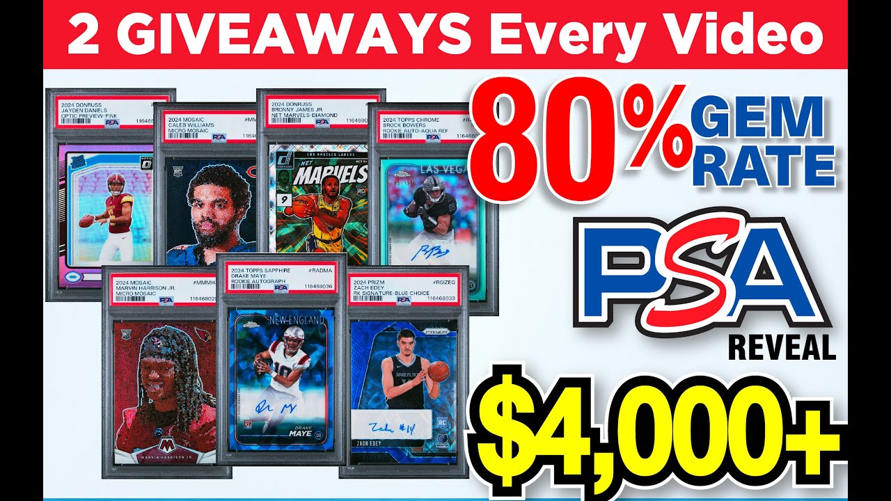 JACKPOT $4,000+ PSA Reveal! 80% GEM MINT Rate. 20 Cards!