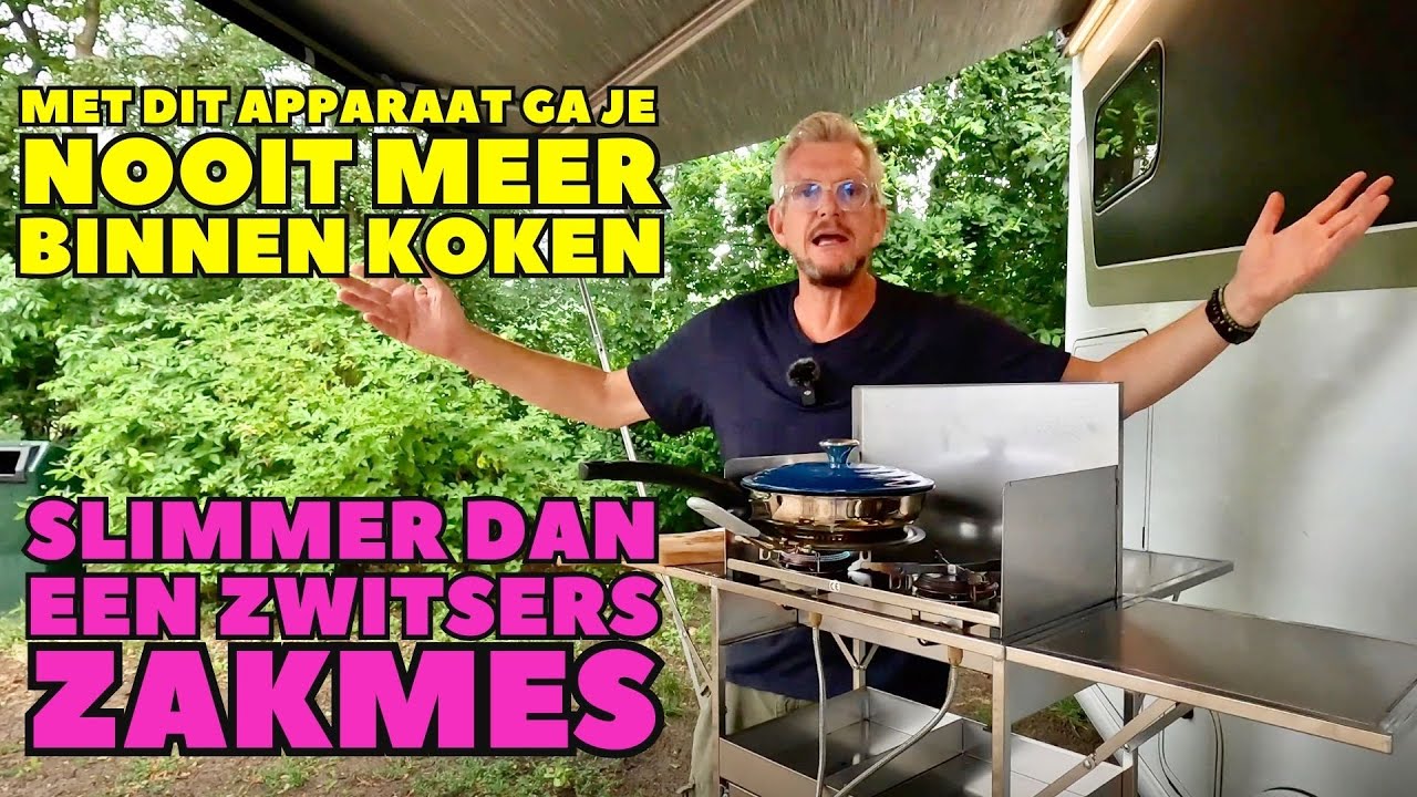 KOKEN OP EEN SUPERSLIMME KOOKKIST  - Solo camper Nederland - DWVLOGT #207
