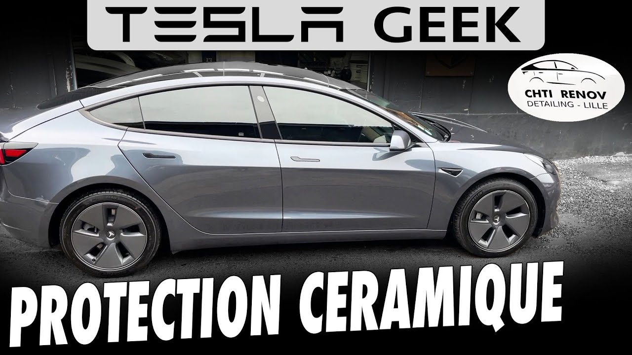 PROTECTION CERAMIQUE après 1 an sur ma Model 3 chez Costume Car France (Ch’ti Renov Detailling)