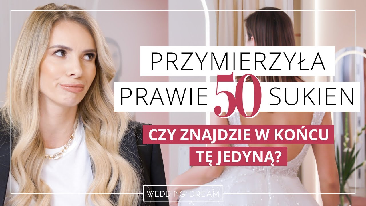 Przymierzyła prawie 50 sukien ślubnych❗️ Czy Panna Młoda znajdzie TĘ jedyną?😰