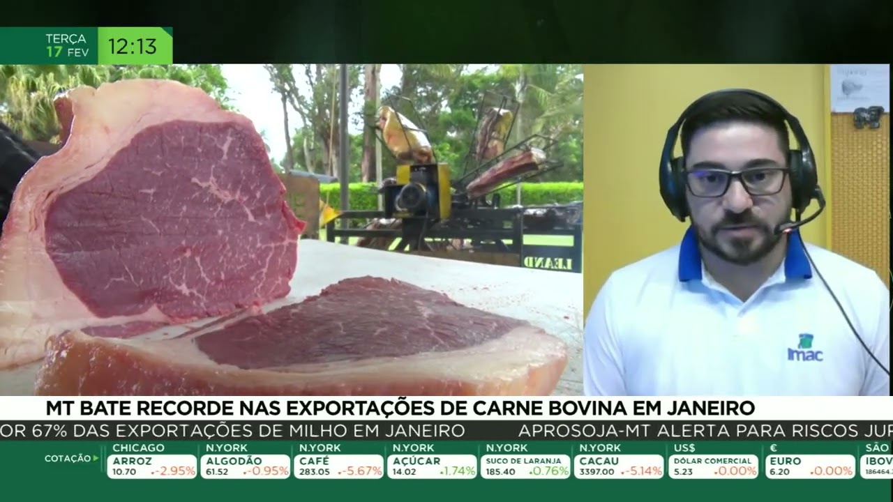 Mato Grosso bate recorde nas exportações de carne bovina em janeiro