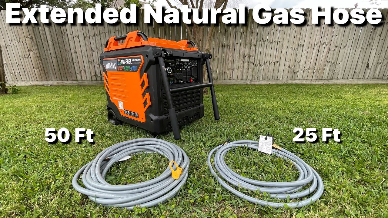 Как сделать удлиненный 50-футовый газовый шланг для GENMAX GM10500iETC