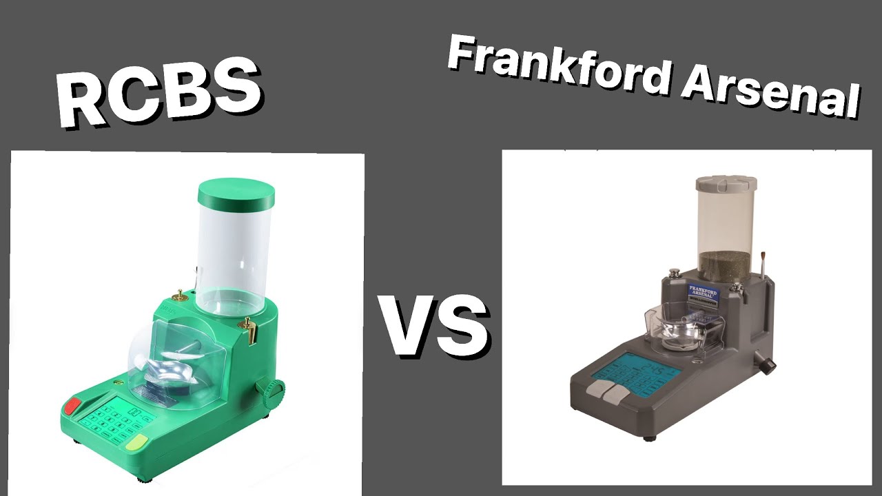 Frankford Arsenal Intellidropper против RCBS ChargeMaster Lite/Link