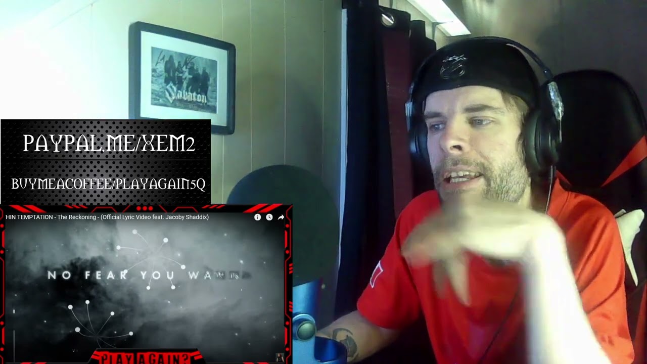 Within Tempation - The Reckoning feat  Jacoby Shaddix (Fist Time Reaction)