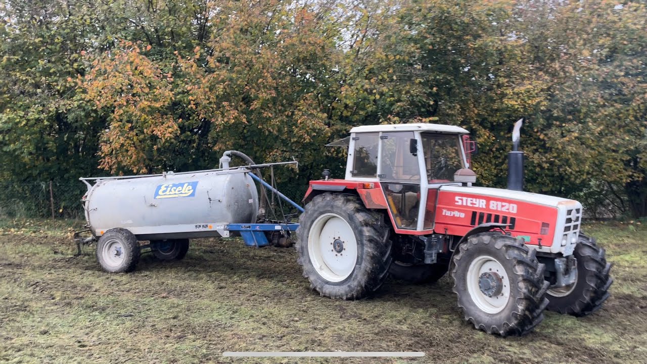 Vlog#38 Gülle ballern mit dem Steyr 8120 Turbo ‼️💨🚜