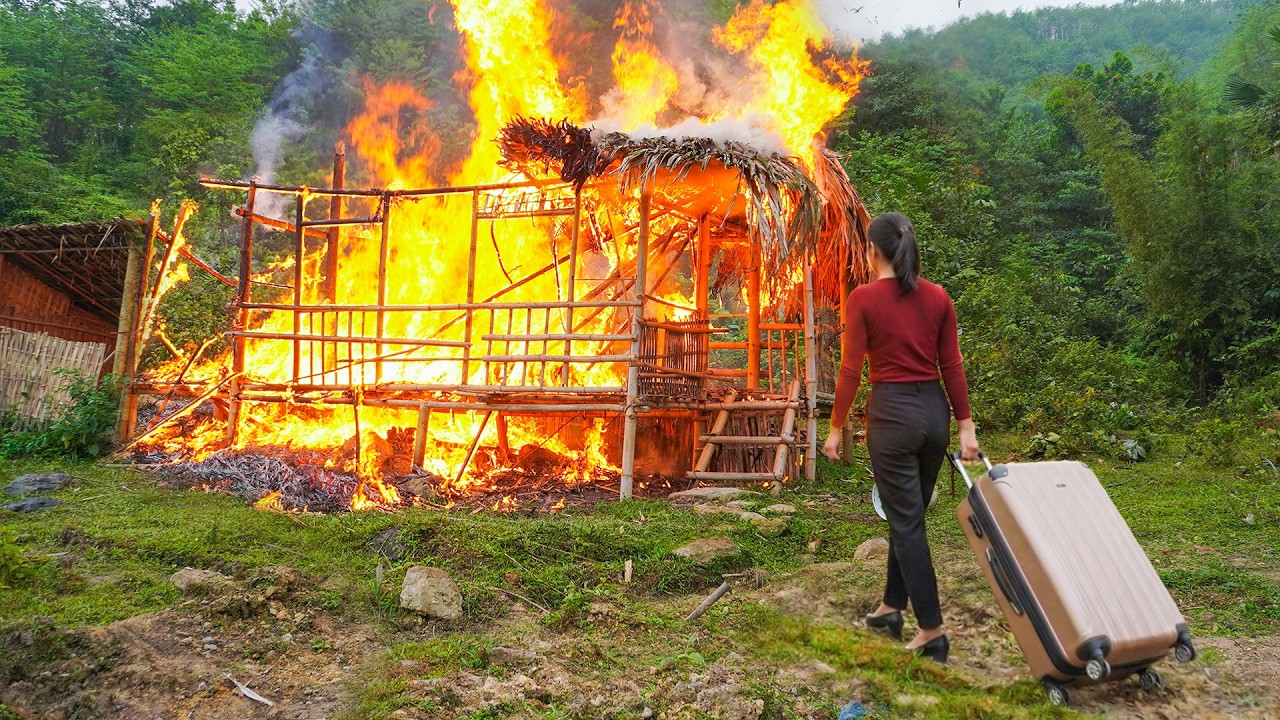 In Just 266 Days, The Girl Built a Beautiful House from The Ashes of Her Burned-down House