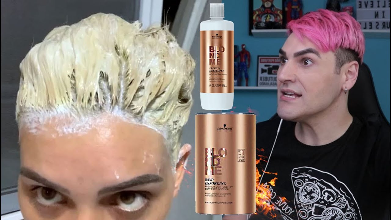 DESCOLORINDO CABELO EM CASA COM BLOND ME | ELA USOU TODAS AS MINHAS DICAS 😱 QUE MÃE LINDA AFF