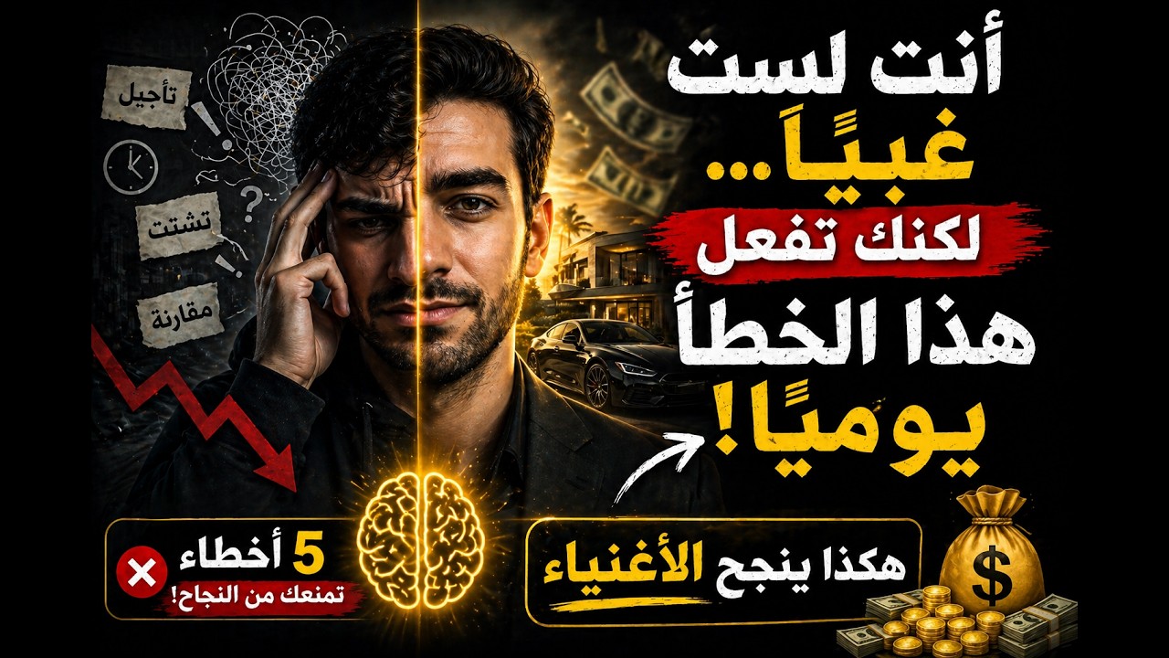 لماذا ينجح 'الأغبياء' بينما أنت عالق في مكانك؟ (5 حقائق صادمة) 📉🧠