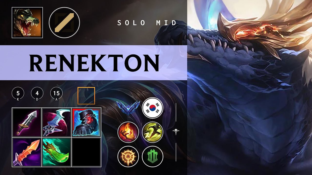 Renekton Mid vs Katarina - KR Diamond Patch 26.02