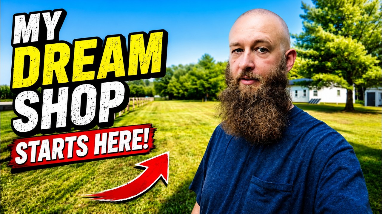 🏗 Future Workshop Build Site Tour | Shipping Container Garage with Car Lift! 🚗 by @Gettin' Junk Done