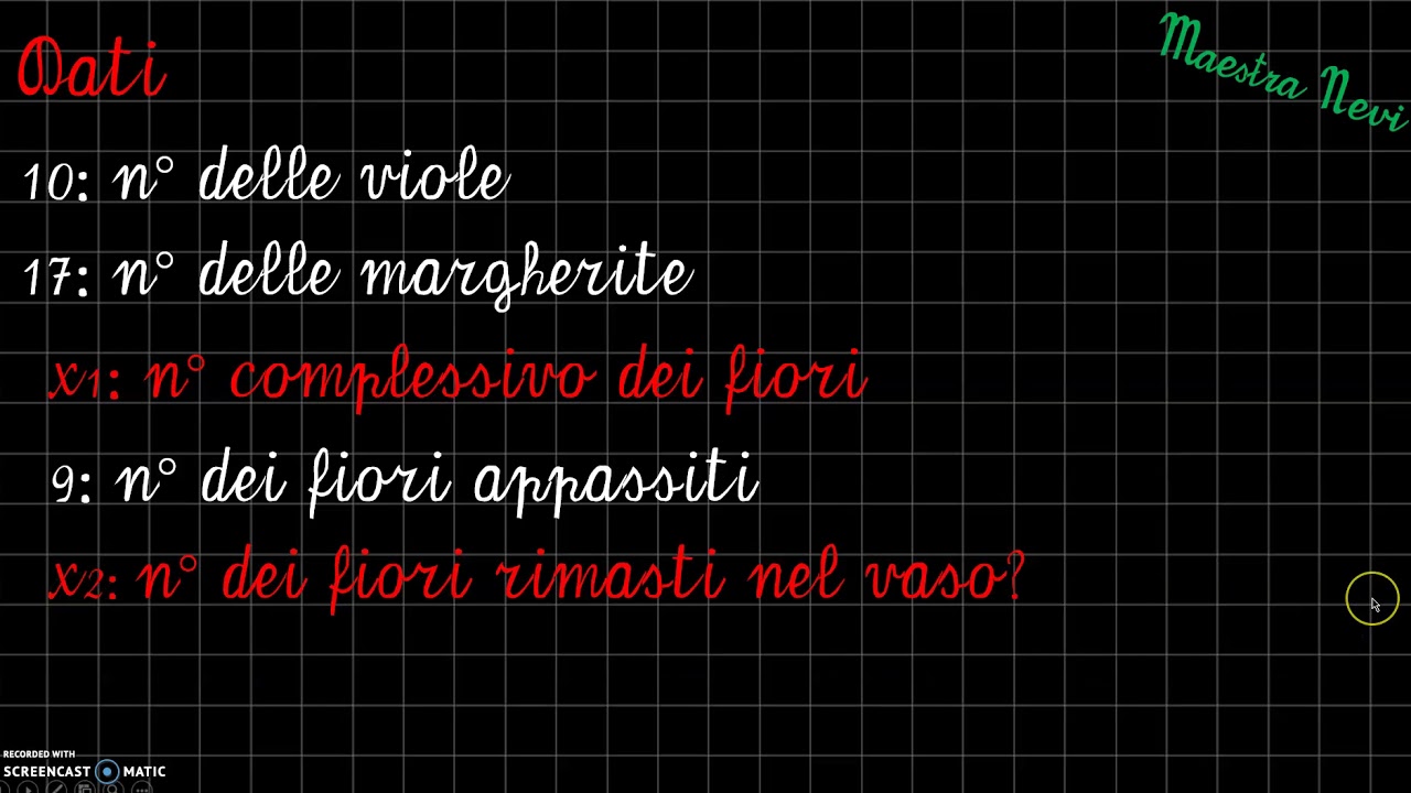 Problema a puntate: due domande