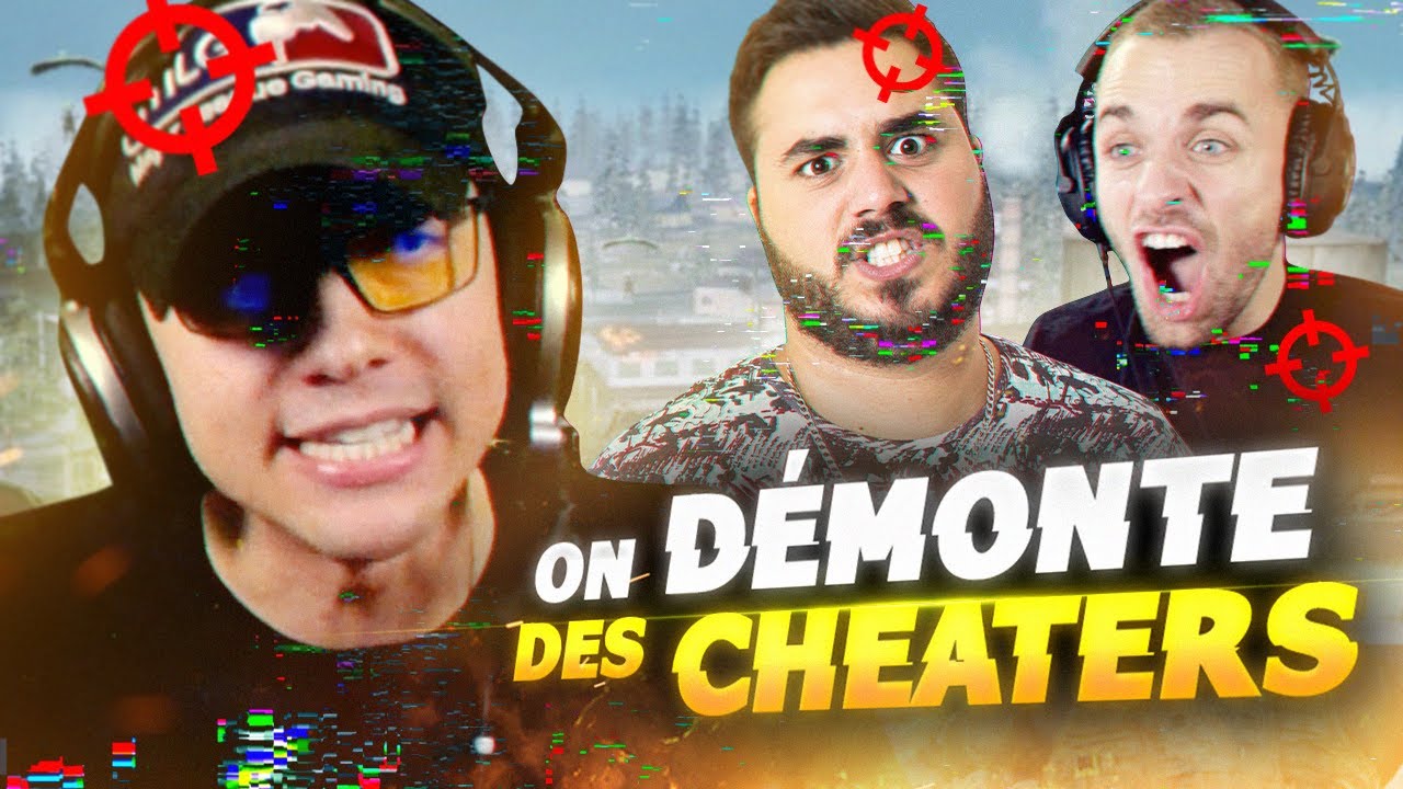 TOP 1 VS DES CHEATERS AIMBOT !! ft Squeezie & Doigby