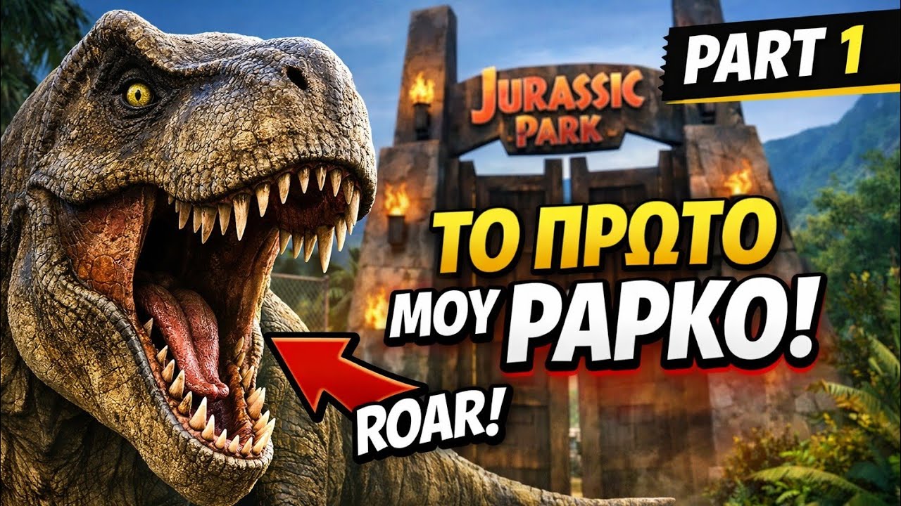 Jurassic World Evolution 2 | Χτίζουμε το Πρώτο μας Πάρκο – Part 1