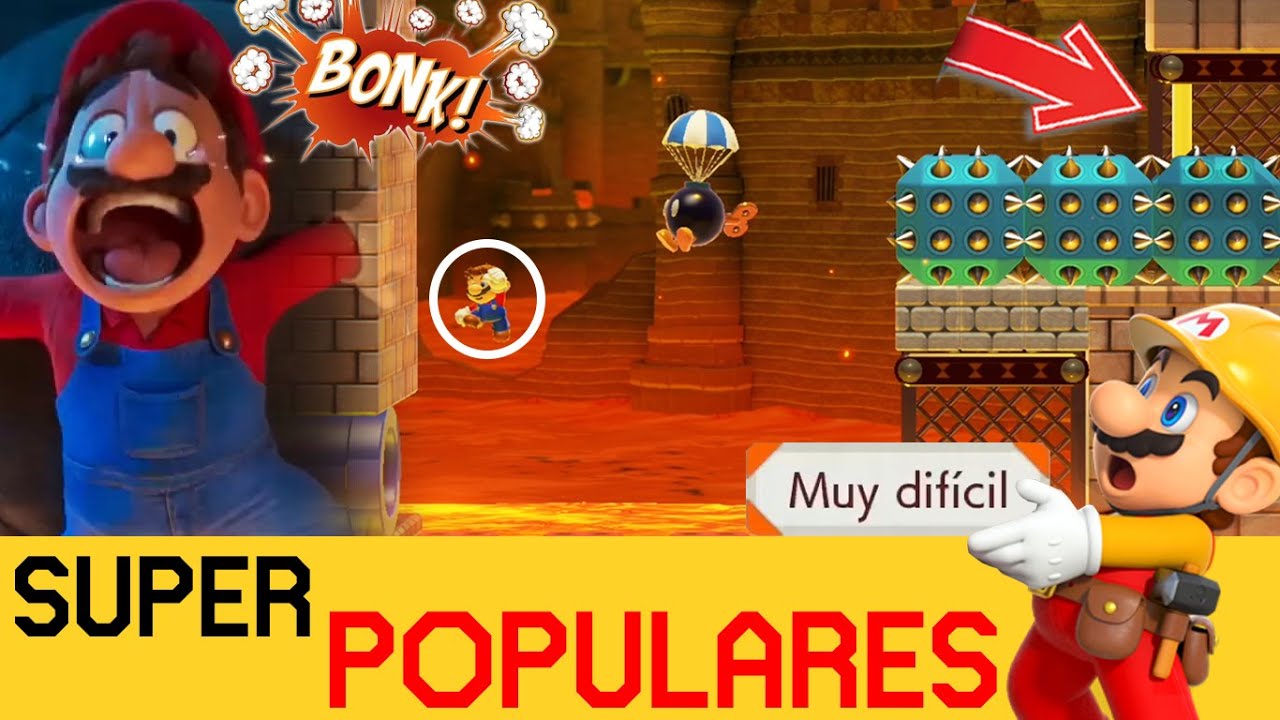 EXPLOTO POR HACER EL FAIL DEL BONK INFINITO🤬🤯 - Super Populares (Super Difícil) #19 | SMM2 - ZSSJ