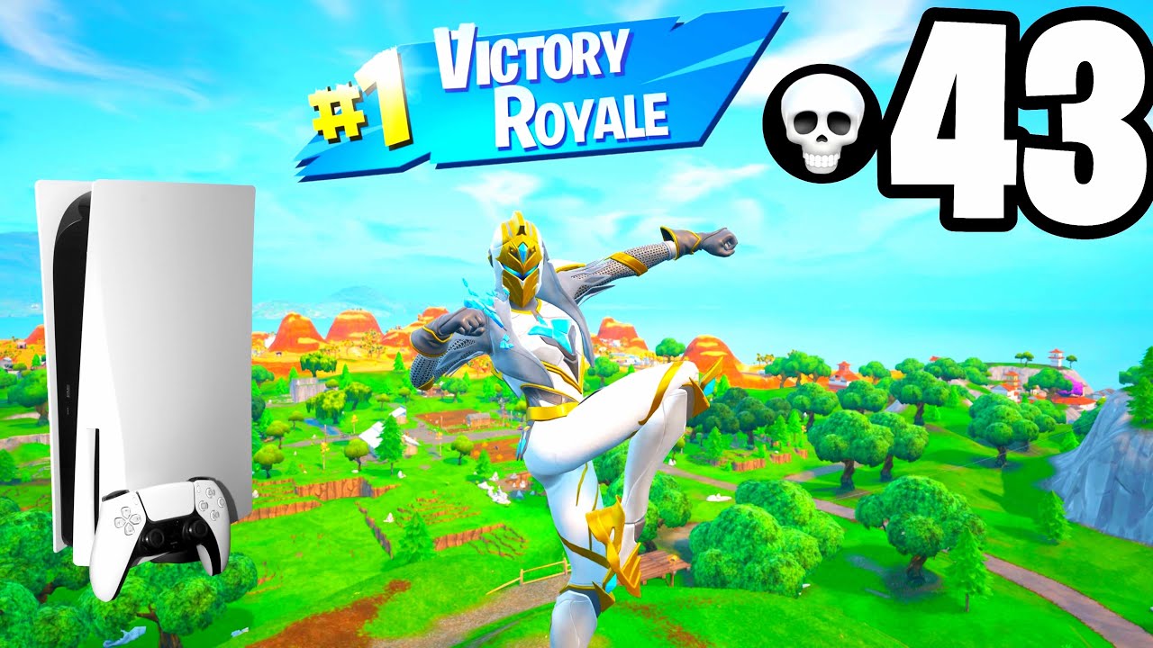 Spectra Knight Skin Gameplay: 43 Kill Zero Build Solo Squad Win in Fortnite OG