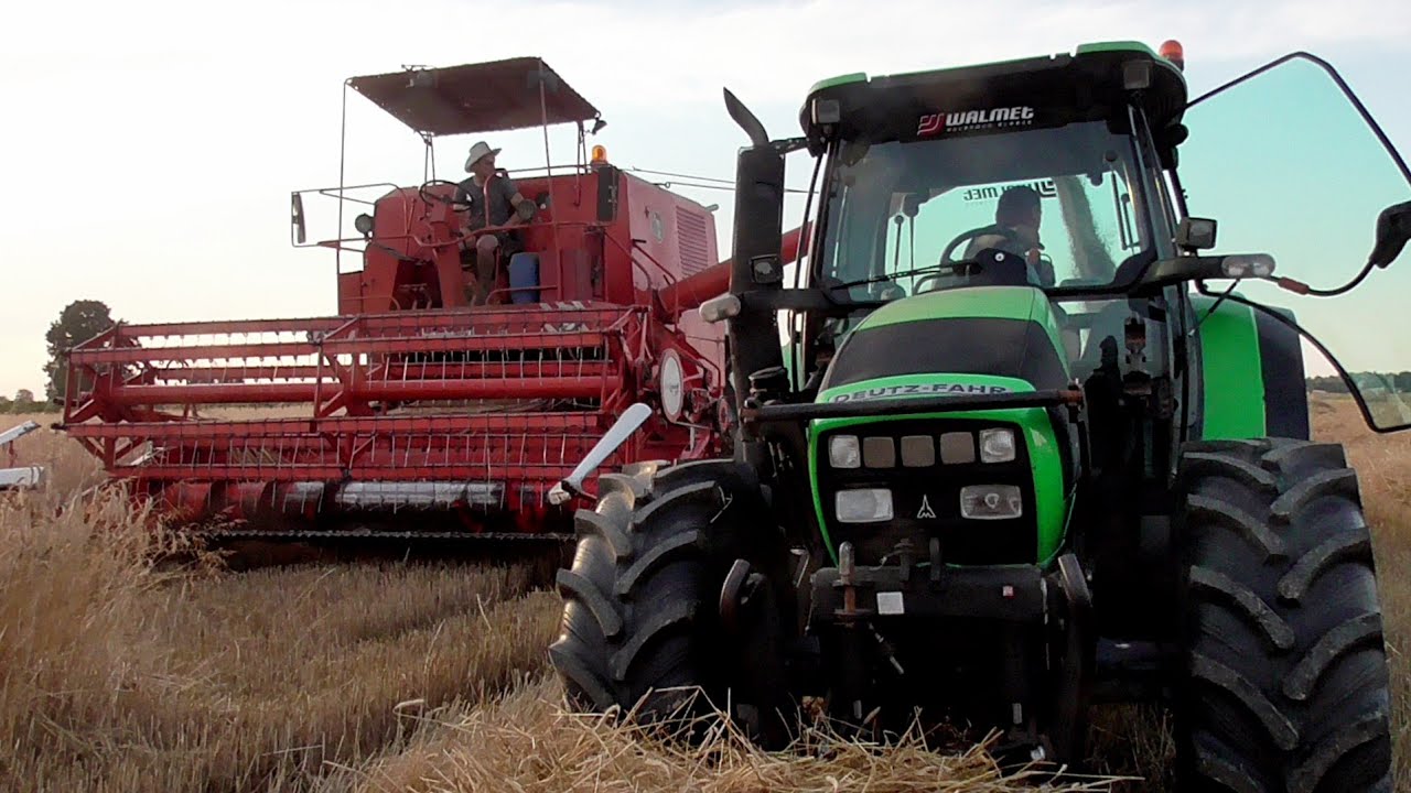Żniwa 2020 u Sąsiada☆Nowy Nabytek Deutz Fahr Agrotron K90☆Żyto☆AgroPaciorkiYT