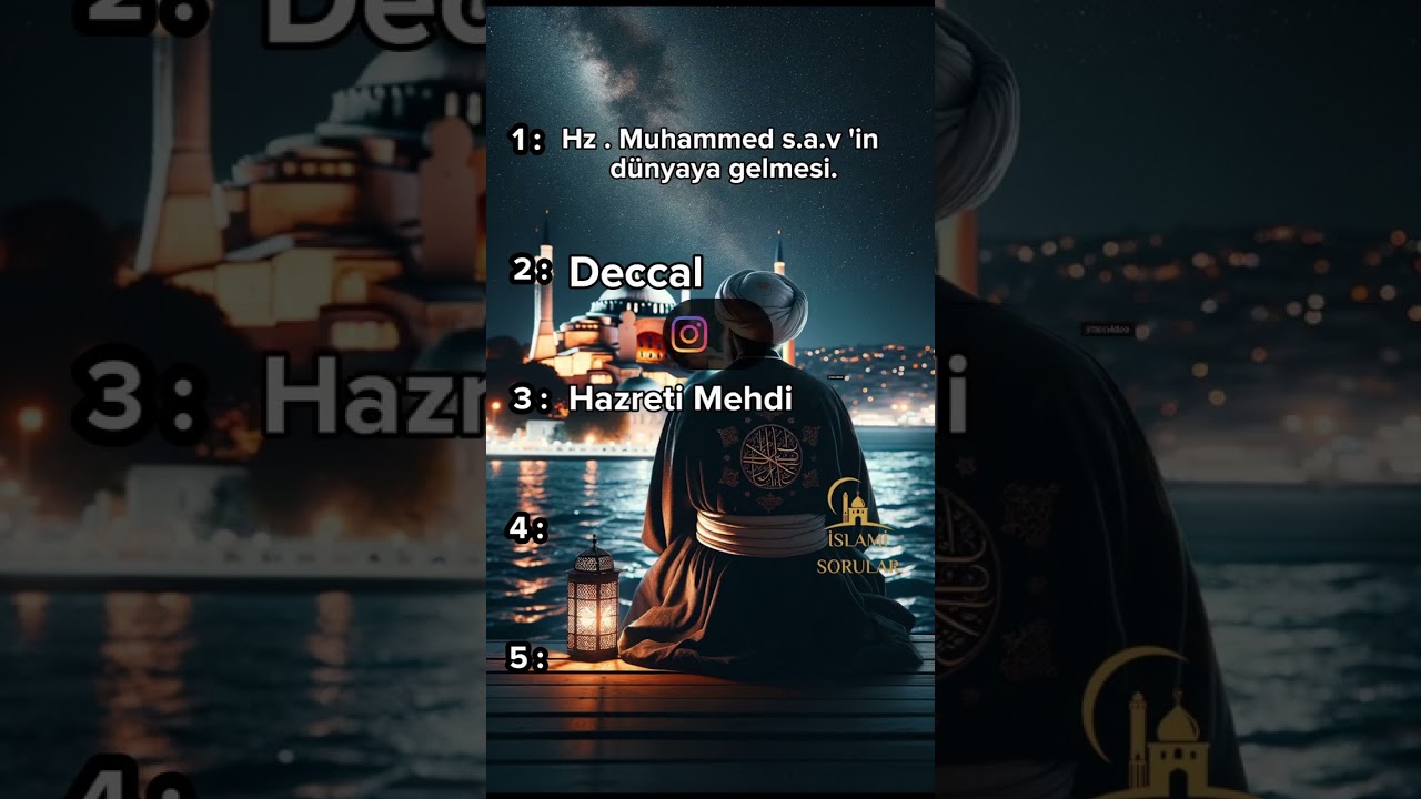 G&uuml;n 41   Konu   Kıyamet alametleri   G&uuml;n&uuml;n dini soruları ve cevapları #dinisoru #dinisorular #islam