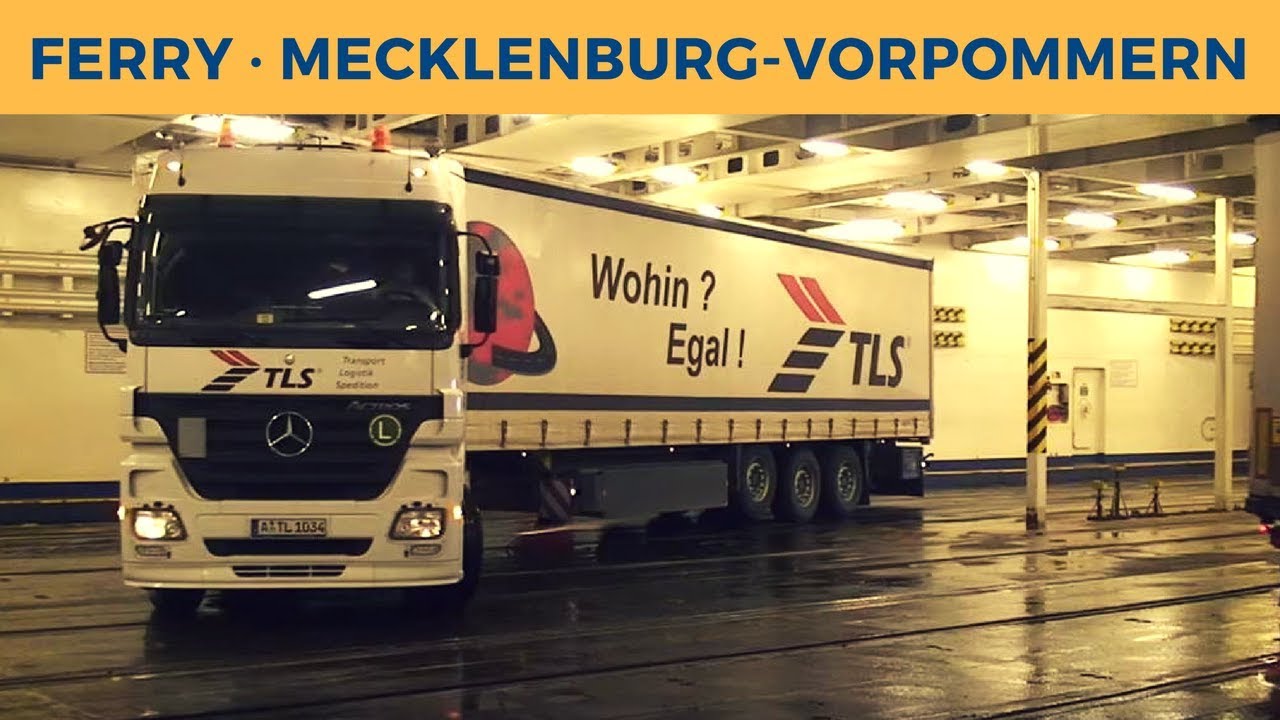 Ferry MECKLENBURG-VORPOMMERN in Trelleborg; Cargo operations