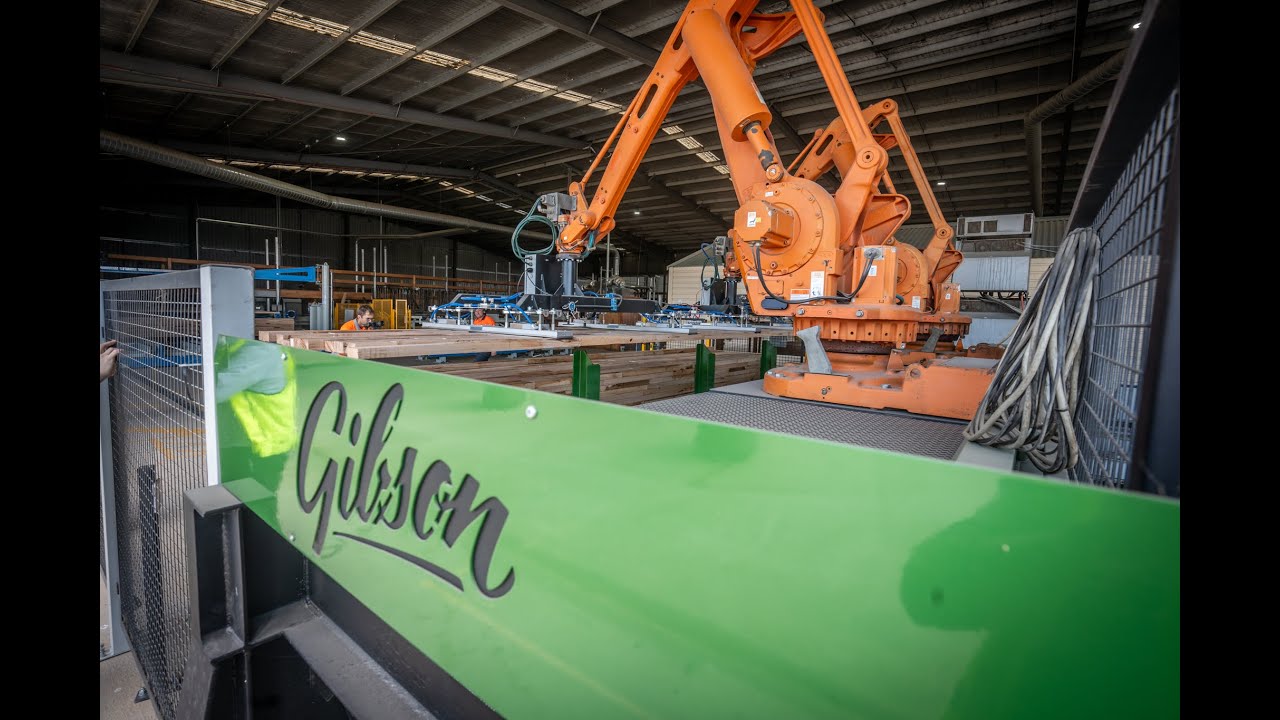AE Gibson & Sons Robotic Sawmill Robotic Timber Machinery Project at Fenning Timber