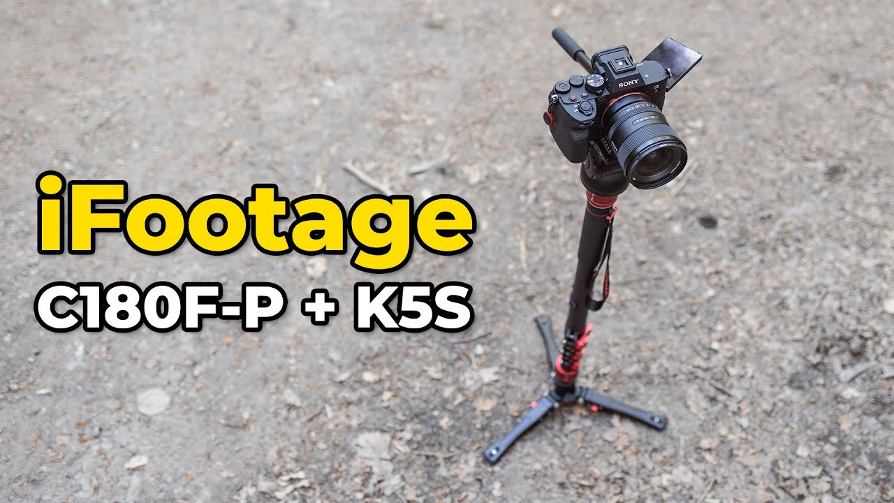 10% Rabatt! iFootage C180F vs C180F-P Monopod inklusive K5S Fluidkopf
