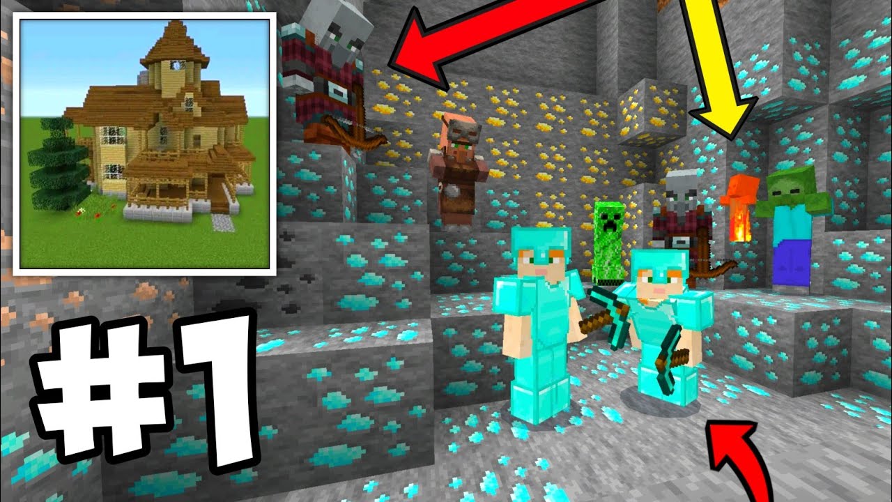 How To Find Diamonds - Block Crazy VIP 3D New Multiplayer Survival Walkthrough Part 1