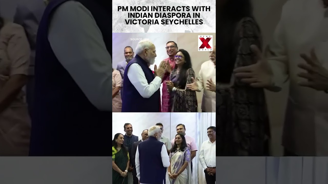 Watch PM Modi meets Indian community in Victoria Seychelles | NewsX World